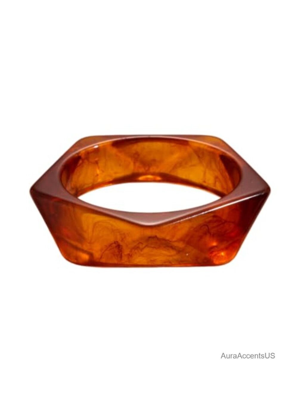 Chunky Acrylic Resin Bangle Bracelet Wide Irregular Statement Cuff for Women